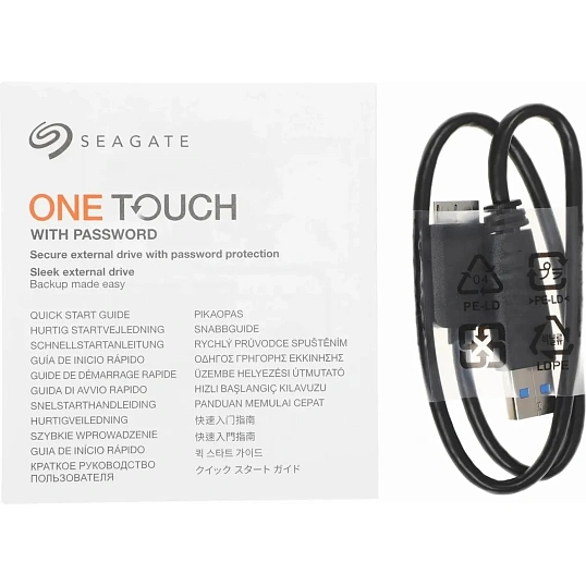 Портативный HDD Seagate 1TB STKY1000401 OneTouch2.5 USB3.0 TypeA Silver