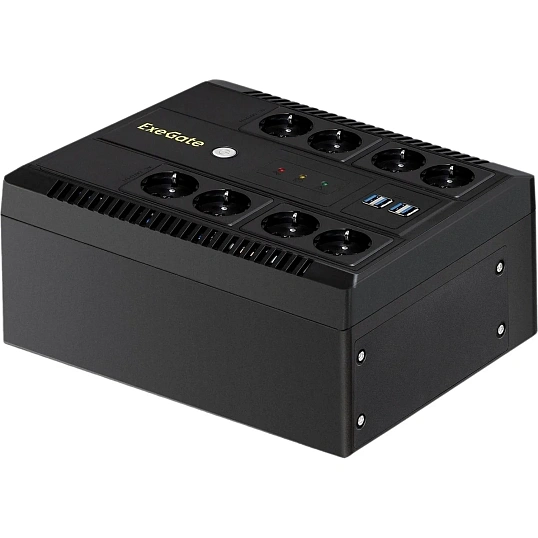 ИБП ExeGate NEO NNB-650 650VA/360W,лин.инт, LED, AVR, 8xEURO(EX295011RUS)