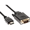 Кабель -переходник HDMI --> VGA_M/M 1,8м VCOM <CG596-1.8M