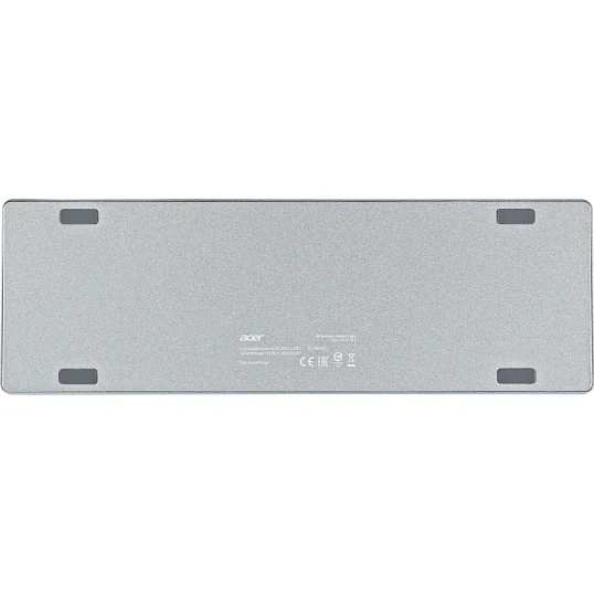 Клавиатура Acer OKW302 механичес. серебр. USB for gamer LED (ZL.KBDCC.01C)