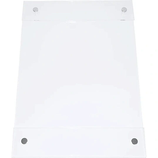 Карман настенный A4 (210х300мм) вертикальный на магнитах, Attache, акрил