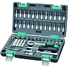 Набор инструмента STELS, CrV, 57 предметов, кейс(14101)