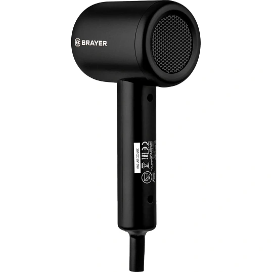 Фен BRAYER 3027BR, 1000 Вт, 2 скорости, DC-мотор, шнур 1,8 м