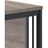 Стол Комус Мебель К-Loft 241S015 1380х670х752 дуб сонома темн/черный