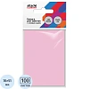 Бумага для заметок с клеевым краем Economy 76x51 мм, 100 л, пастел розовый