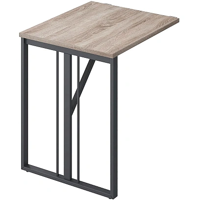 Брифинг Комус Мебель К-Loft Director 241B002 700х600х752 дуб сон темн/черн