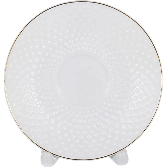 Набор чайный ГРАЦИЯ Дария 2чашки 220мл + 2блюдца, NEW BONE CHINA, 101-01018