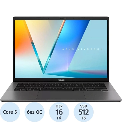 Ноутбук Asus S14 S3407-LY084(90NB1682-M00720)Core 5-210H/16Gb/512Gb/14/NoOS