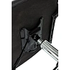 Кресло БР Комус Мебель Echair 396 LT, экокожа, черный, хром
