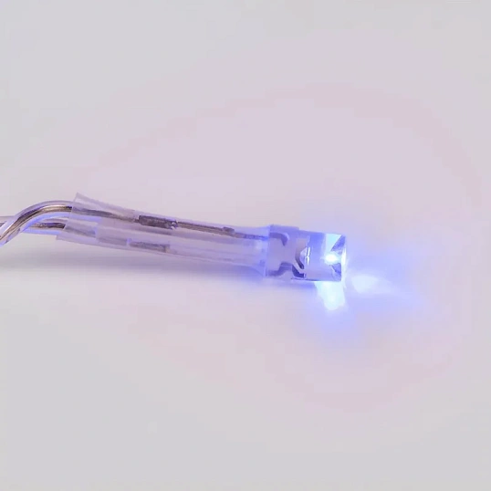 Гирлянда светодиодная Занавес 1,5x1 м, 96 LED, мерцание, Синий,  235-023