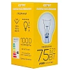 Лампа накаливания СТАРТ стандартная/прозрачная 75W E27