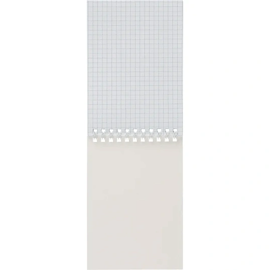 Блокнот А6 108x146,40л,гребень, картон,клетка, Attache Economy синяя