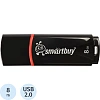 Флеш-память Smartbuy Crown, 8Gb, USB 2.0, чер, SB8GBCRW-K