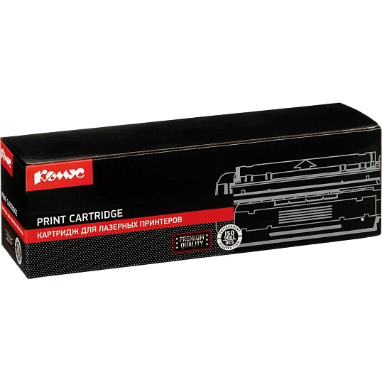 Тонер-картридж Комус TK-1260 чер.для Kyocera ECOSYS PA4000x/PA4000wx