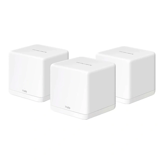 Маршрутизатор Mercusys Halo H30G(3-pack) AC1300 10/100/1000BASE-TX белый (у