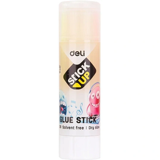 Клей-карандаш школьный 21г Deli детский прозрачн., в ассортименте EA20900