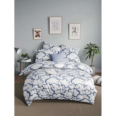 Постельное белье 2сп Макси Бязь (нав.50х70-2шт),Коттон клауд