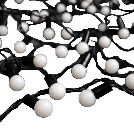 Гирлянда светодиодная Нить 20мШарики 1.5 см, IP44, 200LED, 220 В 671568