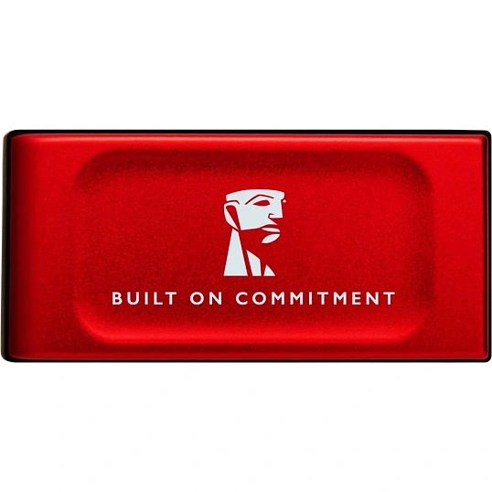 Портативный SSD Kingston External SSD XS1000R,1000GB,Type-C/A,USB 3.2,Red
