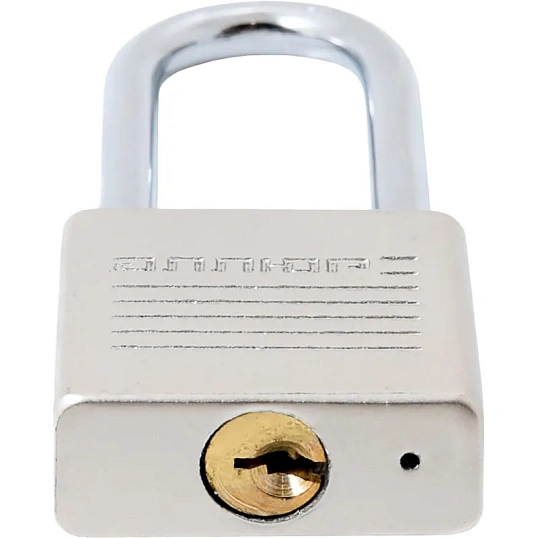 Замок навесной УЗК_Аллюр ВС1Ч-038Д (38хd=6х50) чугун(16834)хром(дл.дуж/4кл)