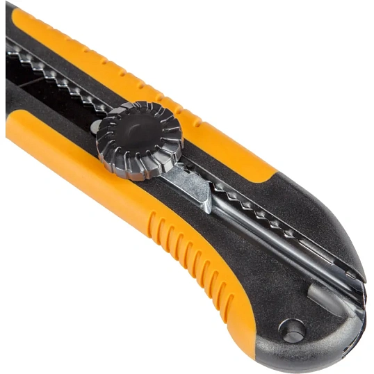 Нож универсальный Attache Selection 25мм,метал.напр.,Twist lock,TPR вставка