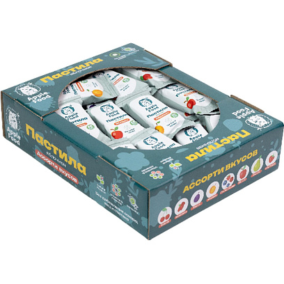 Пастила Apple Food асс. слив_барб_груш_абрик_клуб_л.яг_виш_ябл, ТВ-кор,700г