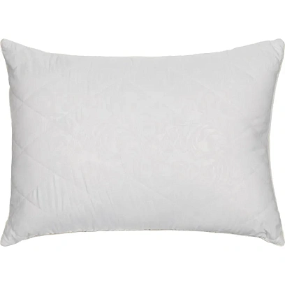 Подушка Luscan 50х70 см стеганная микрофибра/верблюжья шерсть, с кантом