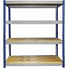 Стеллаж металлический MZ_МКФ15614-2.0   груз. 4 полки 1525х610х2000