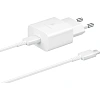 Зарядное устройство сетевое SAMSUNG EP-T1510XWEGRU (USB-C, 15Вт, бел)