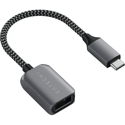 Кабель адаптер Satechi USB-C to USB 3.0. Цвет серый космос