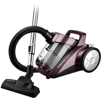 Пылесос циклонного типа BRAYER 4205BR, 2200Вт, 4л, всас420 Вт,Hepa,телес.5м