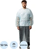 Халат ЕВРО н/с, рукав рез, дл.140 см, р.52-54 пл.25, 5шт/уп Инмедиз