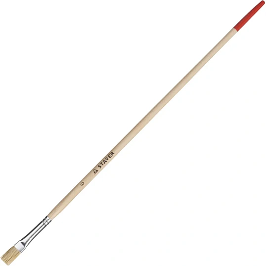 Кисть плоская тонкая STAYER UNIVERSAL-STANDARD светлая №6 x 8мм (0124-06)