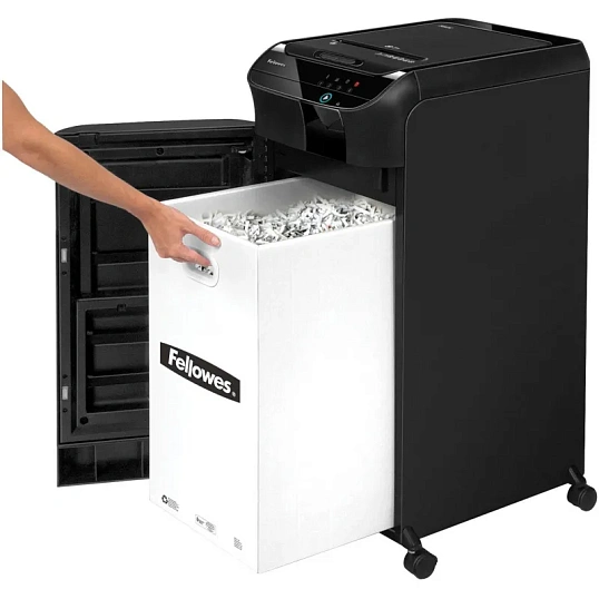 Шредер (уничтожитель) Fellowes AutoMax 550C, 4ур.секр.,14лист, 83л