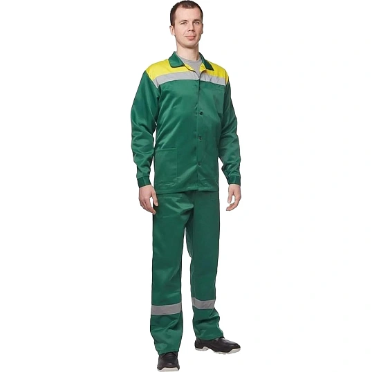 Костюм летний муж л02-КБР кур/бр зел/желт 44-46/182-188