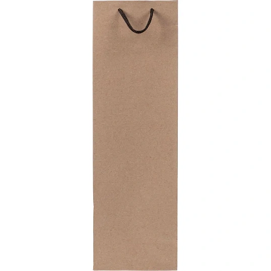 Пакет подарочный бумажный под бутылку Vindemia, крафт,75556.00