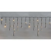Гирлянда светодиодная Бахрома (Айсикл)4,0х0,6м 128LED ТЕПЛЫЙ БЕЛ.255-236