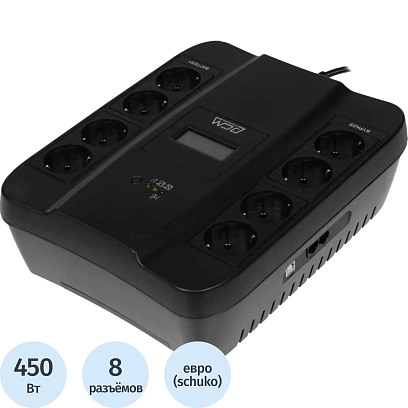 ИБП Powercom Spider SPD-750U LCD, Line-Interactive, 8xEURO