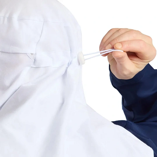 Балаклава трикотаж плотность 160г с вентиляцией р-р универсальный цв.белый