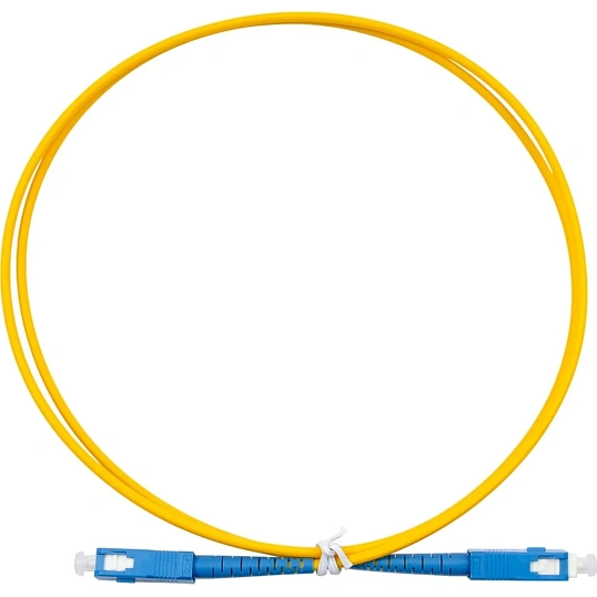Кабель Cabeus FOP(s)-9-SC-SC-1m simplex SC-SC 9/125 sm 1м LSZH