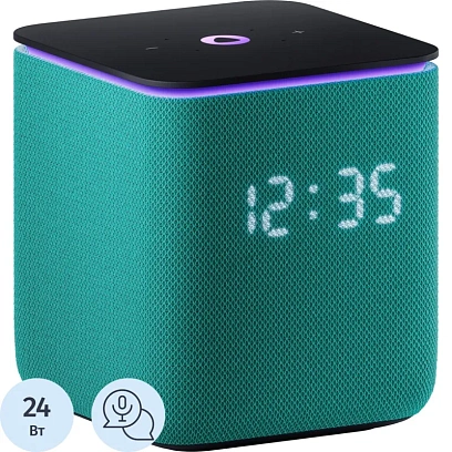 Умная колонка Яндекс Станция Миди с Алисой, с Zigbee, изумр (YNDX-00054EMD)