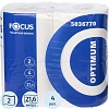 Бумага туалетная Focus Optimum 2сл бел 100%цел втул22м 180л 4рул/уп 5036770