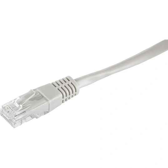 Патч-корд BigTech OPCC006 UTP CCA кат.5e/10м/литой/многожильный (серый)