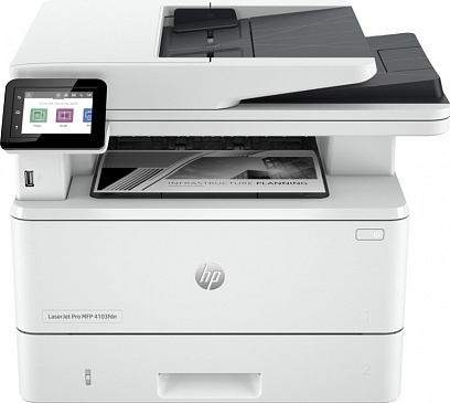 МФУ лазерное HP LaserJet Pro 4103fdn, A4, А4 ч/б макс. 42 стр./мин(2Z628A)