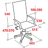 Кресло BN_SH_EChair-650 TC сетка/ткань черный