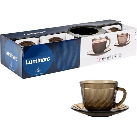 Сервиз чайный ОКЕАН ЭКЛИПС 12 предметов 220мл (H9147)