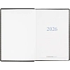Ежедневник датированный 2026, черн, А5, 148x218 мм, 352 стр,АТТАСНЕ Agenda