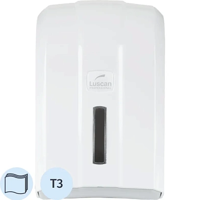 Диспенсер для туалетной бумаги лист Luscan Professional белый