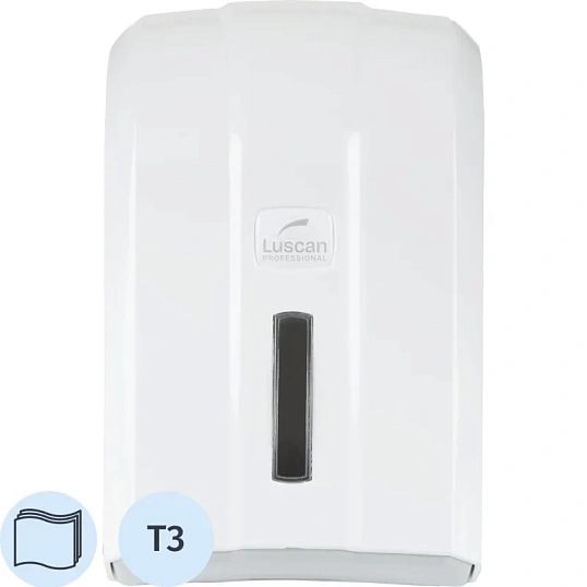 Диспенсер для туалетной бумаги лист Luscan Professional белый