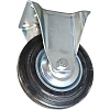 Колесо неповоротное черная резина FC 63 f 160 мм